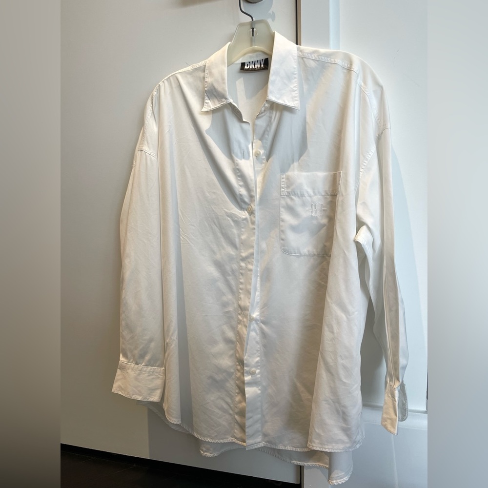COPY - 100% cotton white button down shirt